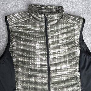 Eddie Bauer Vest Womens Medium StormDown 800 First Ascent Insulated Zip Puffer